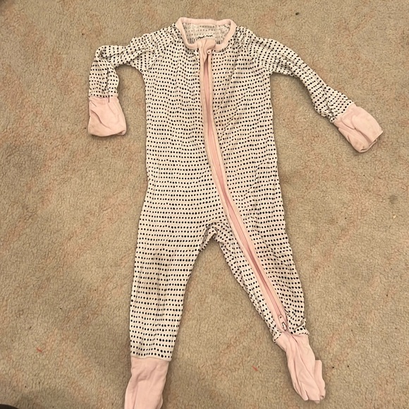 Little Sleepies Pink PolkaDot RETIRED PRINT - Picture 1 of 1